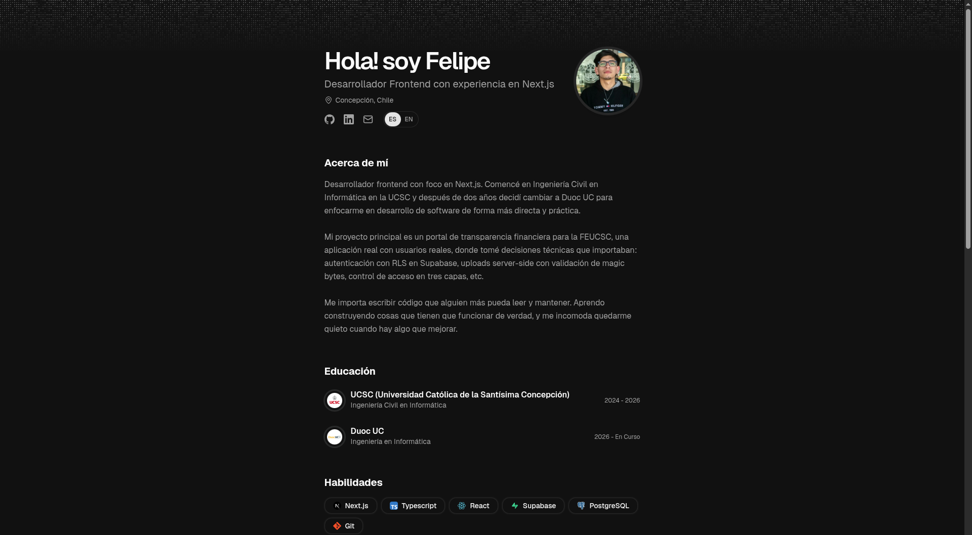 Portfolio Web Personal